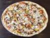 Stake And Cheese Pizza