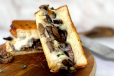 Mushroom Mozzarella Cheese Grilled Sandwich