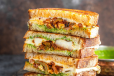 Paneer Bhaji Cheese Grilled Sandwich