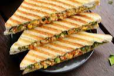 Jain Paneer Vegetables Grilled Sandwich