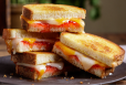 Cheese With Jam Grilled Sandwich