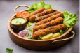 Vegetable Seekh Kabab