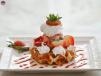 Strawberry And Cream Waffle