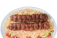 Afghani PULAO  With Seekh Kabab