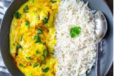 Kari Pakora+Rice