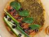 Zaatar With Vegetables Manoushe