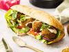 Falafel Sandwich Samoon Bread