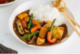 Rice and Veg curry(simple meal)