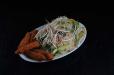 Thai Vegetable Noodles With Finger Chicken Dry