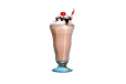 Chocolate Milkshake 10 Oz