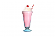 Strawberry Milkshake 10 Oz