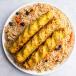 Bukhari Rice With Chicken Kebab
