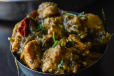 Achama Chicken (dry and semi grevi)