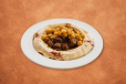 Hummus With Meat Plate Fresh
