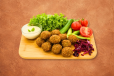 Falafel Plate 10 Pieces Fresh