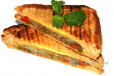 Aloo Capsicum Cheese Grill Sandwich
