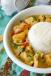 MANGO CHICKEN COCONUT CURRY WITH RICE 