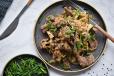 CHINESE CABBAG AND LAMB STIR-FRIED