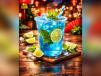 Hawaiin Blue Mojito