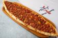 Kusbasılı Pide (Turkish Pita with Diced Steak)