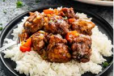 Pepper Chicken With Rice