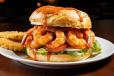 DYNAMITE PRAWNS BURGER