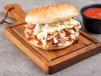 Shawarma Burger Chicken Cheese Sandwich