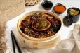 Black Pepper Chicken Momo's.