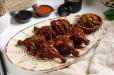 Schezwan Chicken Lollipop.