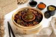 Black Bean Sauce Veg Momo's.
