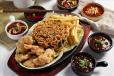 Schezwan Fish Sizzler.
