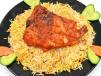 Chicken Charcoal With Rice (Half)