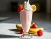 Banana and Strawberry Milkshake