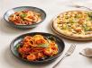 2 pasta + 1 Reg Pizza Combo