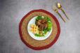 وجبة لحمة محمرة  /  Fried Meat Meal
