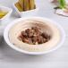 Hummus and meat