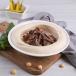 Hummus and beef shawarma