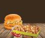 Big Crunch Burger + Peri Peri Loaded Fries