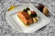 Baked Salmon with steamed brocolli and cauliflower (316gms)