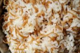 Plate of rice with vermicelli