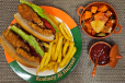 Spicy Chicken Strips Sandwich