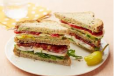 Vegetable Club Sandwich