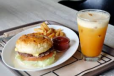 Hungry Town Grilled Burger meal