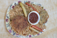Chicken Shami Kabbab Pullao