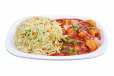 Chicken Shashlik With Fried Rice