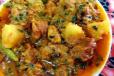 Alu Tomato Methi Gosht