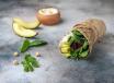Avocado Hummus Wrap