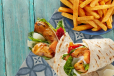 Chicken Caesar Wrap + 1 regular side
