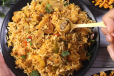 Mushroom Biriyani