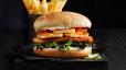 Halloumi and Chicken Burger